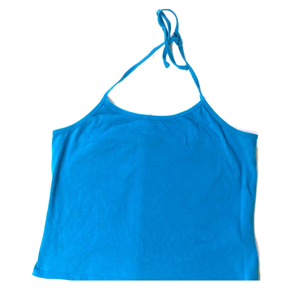 Blue Crop Top